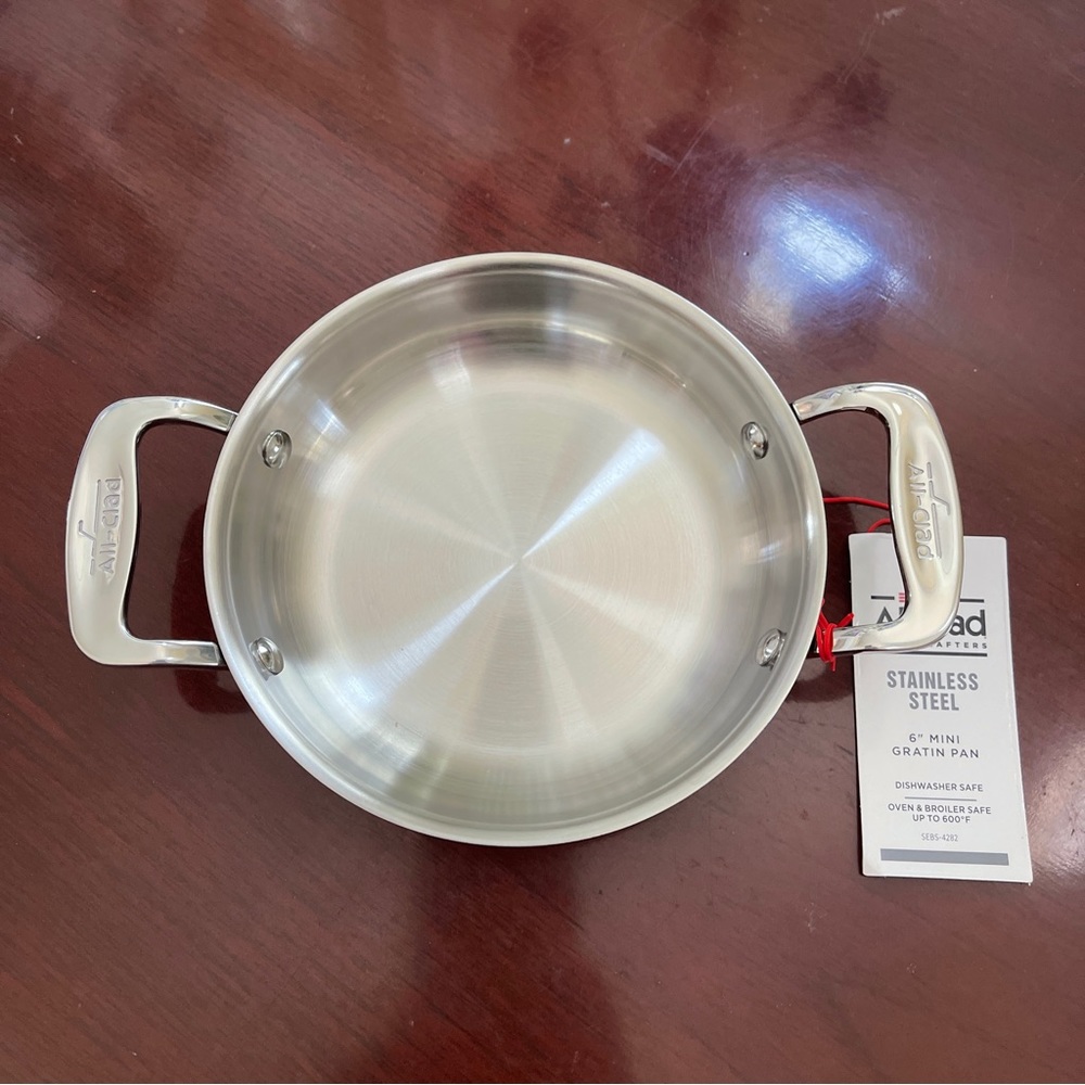 All-Clad STAINLESS STEEL 6" MINI GRATIN PAN